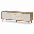 Szafka RTV z drewna i MDF 160x40x50 cm