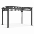 Pergola aluminiowa antracytowa 300 x 400 x 250 cm