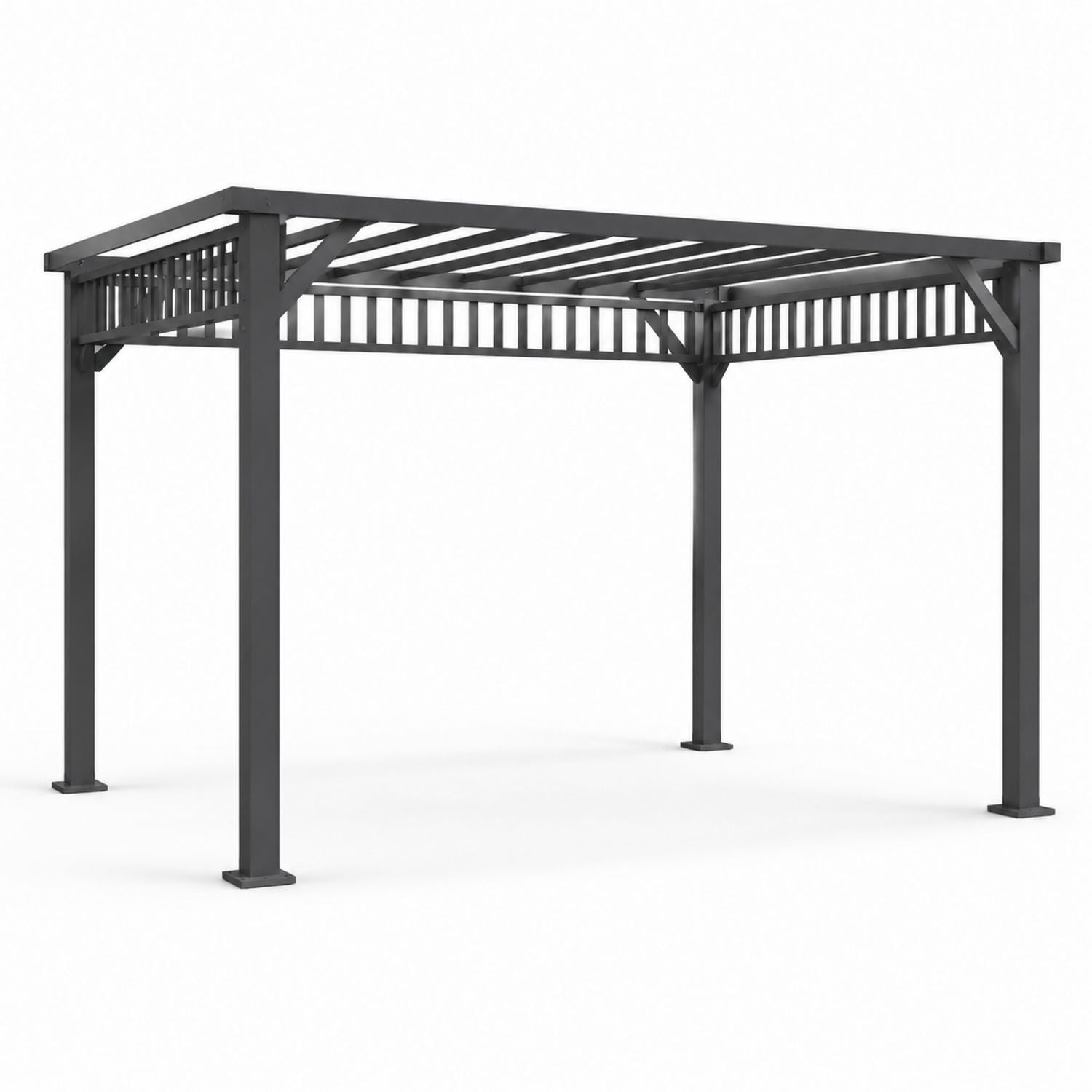 Pergola aluminiowa antracytowa 300 x 400 x 250 cm
