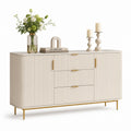 Komoda MDF Stal Beżowy 152x76x40 cm